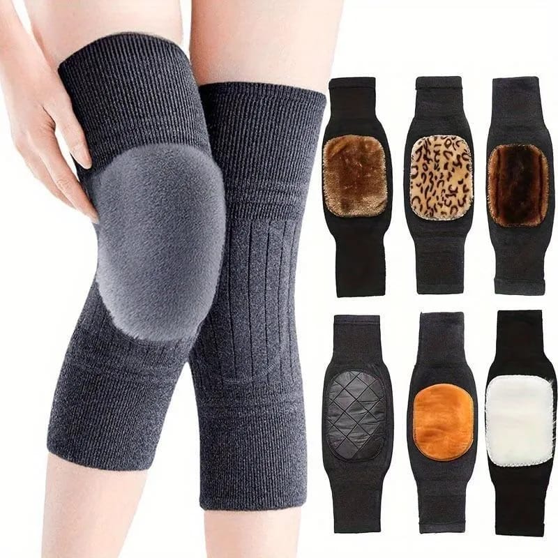 Wool Knee Warmer - 1 Pair Warm, Cozy And Comfortable Socks