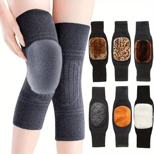 Wool Knee Warmer - 1 Pair Warm, Cozy And Comfortable Socks